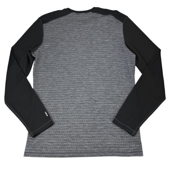 SMARTWOOL Men's Classic Wool  Thermal Merino Base Layer Crew Sz Medium Gray - Picture 6 of 6